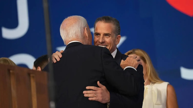Joe Biden e Hunter Biden em 2024 (Getty Images)