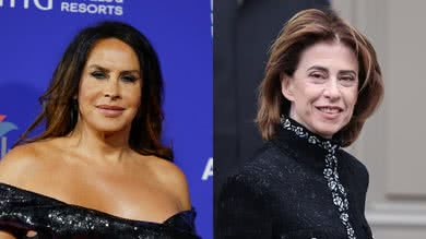 Karla Sofia Gascón (Foto: Frazer Harrison/Getty Images for Palm Springs International Film Society) e Fernanda Torres (Foto: Arnold Jerocki/Getty Images)