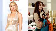 Kate Hudson (Foto: Unique Nicole/FilmMagic) e Anne Hathaway como Andrea Sachs em O Diabo Veste Prada (Foto: Divulgação)