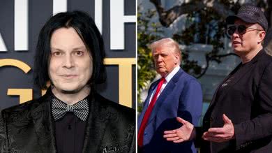 Jack White, Donald Trump e Elon Musk (Foto: Dimitrios Kambouris/Getty Images e Andrew Harnik/Getty Images)