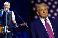 Bruce Springsteen e Donald Trump - Bruce Springsteen por Shirlaine Forrest/Getty Images | Donald J. Trump por Win McNamee/Getty Images
