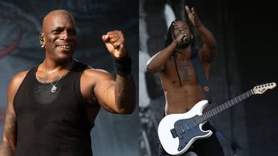 Derrick Green (Sepultura) e Charles Gama (Black Pantera), atrações da Virada Cultural 2025 - Fotos: Elsie Roymans e Wagner Meier / Getty Images