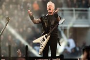 James Hetfield, do Metallica, em 2024 - Foto: Venla Shalin / Redferns