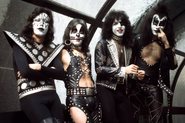 Kiss na década de 1970 - Foto: Steve Morley / Redferns