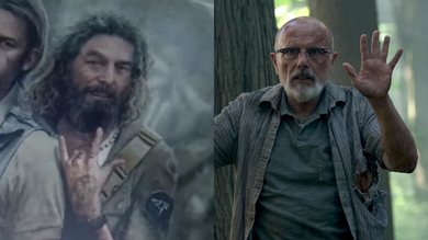 Eugene no game (esquerda) e na série (direita) de The Last of Us - Fotos: Reprodução/Naughty Dog e Divulgação/HBO
