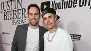 Scooter Braun e Justin Bieber em 2020 (Foto: Kevin Mazur/Getty Images)