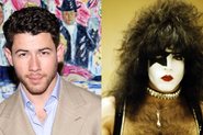 Nick Jonas e Paul Stanley, do Kiss - Fotos: Bruce Glikas / FilmMagic e Michael Putland / Getty Images