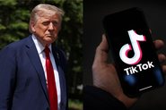Esta é a terceira vez que Trump adia o banimento do TikTok nos EUA - Fotos: Suzanne Plunkett-Pool/Getty Images e Dan Kitwood/Getty Images