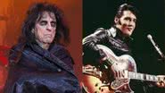 Alice Cooper (Foto: Action Press/Rex/Shutterstock/AP) e Elvis Presley (Foto: Divulgação/NBC)