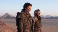 Timothée Chalamet como Paul Atreides e Rebecca Ferguson como Lady Jessica Atreides em Duna (Foto: Warner/Vanity Fair)