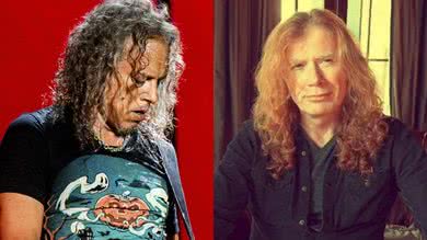 Kirk Hammett e Dave Mustaine (Reprodução)